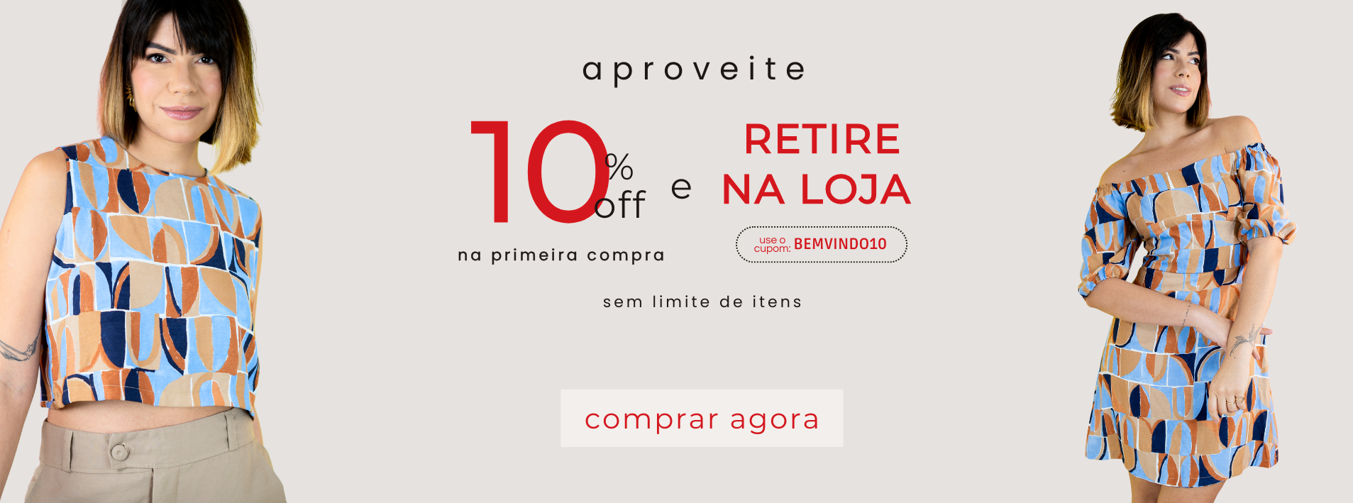 Banner - desktop feminino 10%